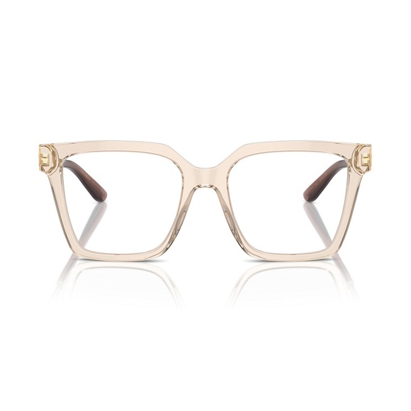 NEW DOLCE&GABBANA SQUARE EYEGLASSES DG3376B 3432 BEIGE CLEAR EYEWEAR - Picture 2 of 3